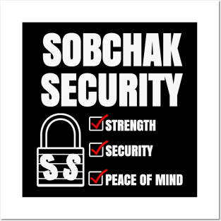 Sobchak Security (White) Posters and Art